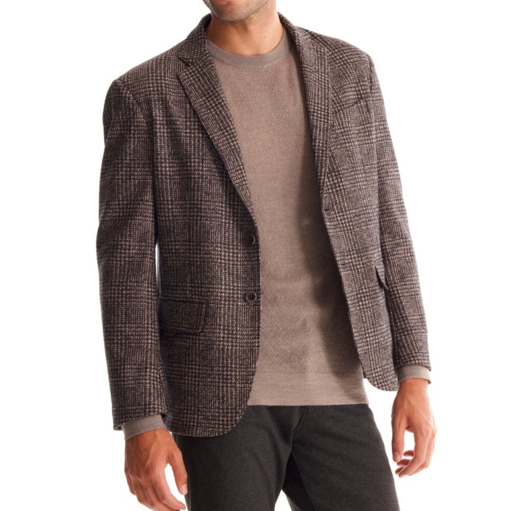 Soft Cloth Studio Blazer Jacket in Fancy Jersey - Size 38